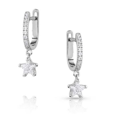 Montana Silversmiths Catch a Falling Star Crystal Earrings, ER5714