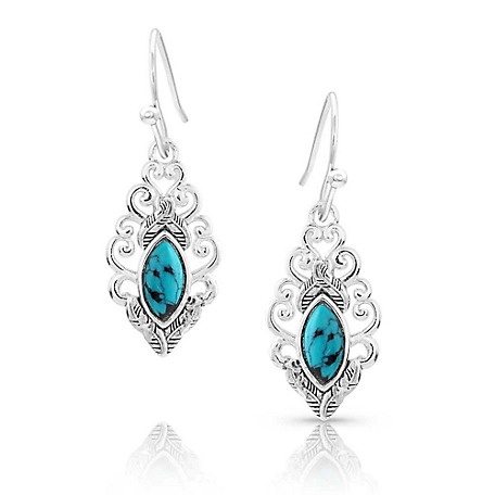 Montana Silversmiths Turquoise Traditions Earrings, ER5715