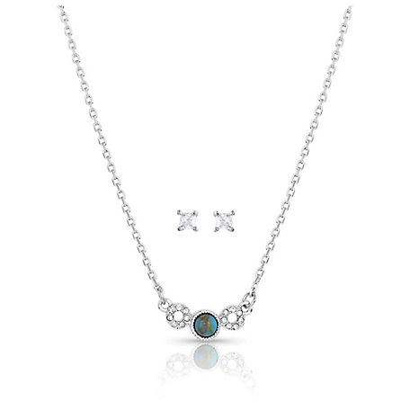 Montana Silversmiths Graceful Balance Turquoise Crystal Jewelry Set