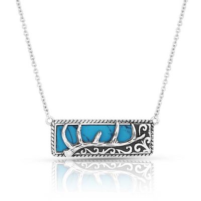 Montana Silversmiths Hunter's Horizon Turquoise Necklace, KTNC5680