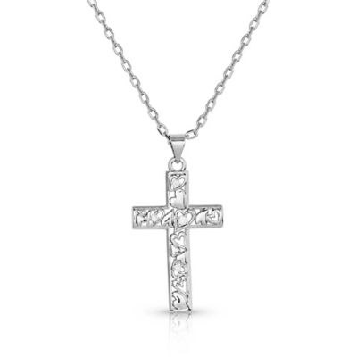 Montana Silversmiths Heartfelt Faith Cross Necklace, NC5699