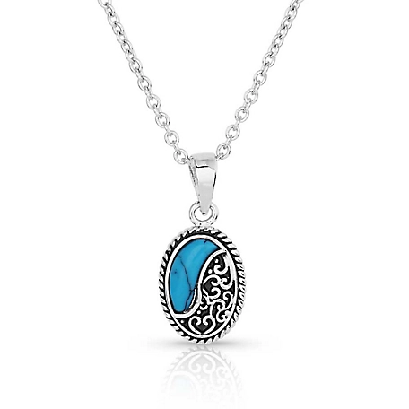Montana Silversmiths Turquoise Tide Necklace, NC5712