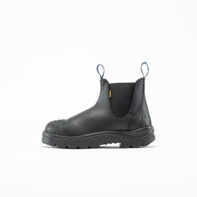Image showing  Men's Hobart Scuff Black Steel Toe Work Boots, 6 in.