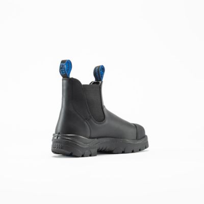 Image showing  Men's Hobart Scuff Black Steel Toe Work Boots, 6 in.