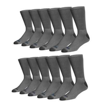 Image showing  Ultra Dry P12 Mens Crew Socks, Full Cushion Mens Socks Size 6-12, WNB03M0077