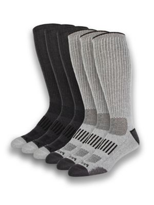 Image showing  Mens's Ryder Western Cowboy Extended Crew Boot Socks, 6 Pair