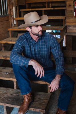 Image showing  Unisex Windy Classic Big Brim Wool Felt Cowboy Hat