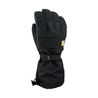 Carhartt Men's Polyester Waterproof Insulated Gauntlet Winter Gloves, 1 Pair