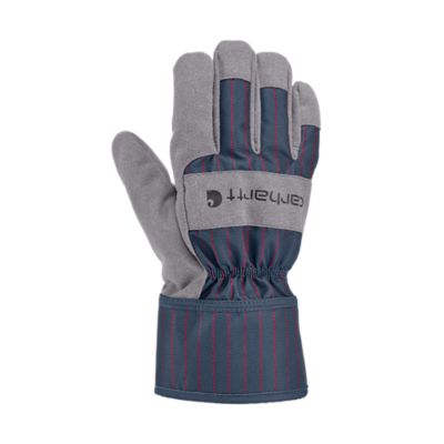 Carhartt Men's Synthetic Suede Safety Cuff Insulated Winter Gloves, 1 Pair