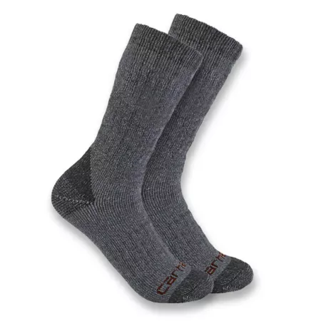 Carhartt Men's Thick Synthetic Wool Blend Socks 1 Pair Men's Boot Socks