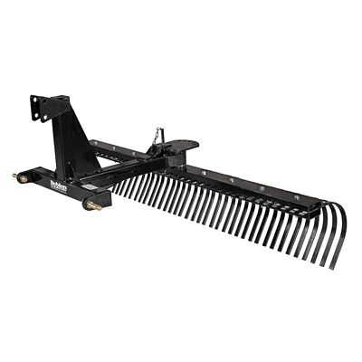 CountyLine 6 ft. Landscape Rake Black