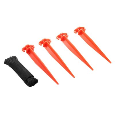 Barn Star Ground Stake with Cord, 4 pk.