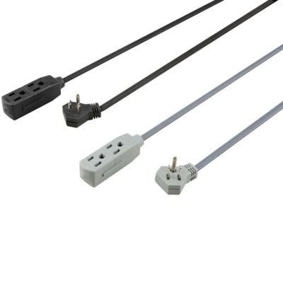 Image showing  8 ft. Indoor 6-Gauge 3 Wire Fabric Cord, 2-Pack