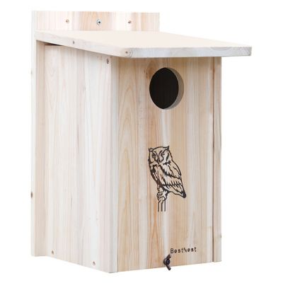 Image showing  Premium Screech Owl/Kestrel House, 11 in. x 12.5 in. x 18 in.