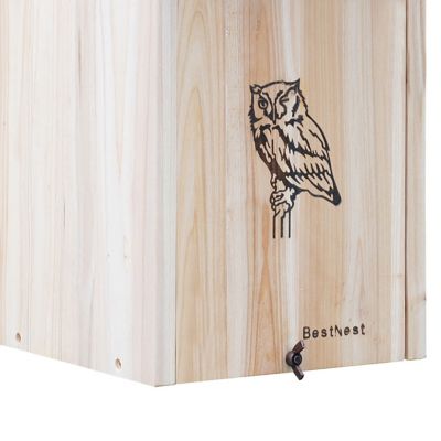 Image showing 5 th BestNest Premium Screech Owl/Kestrel House, 11 in. x 12.5 in. x 18 in.