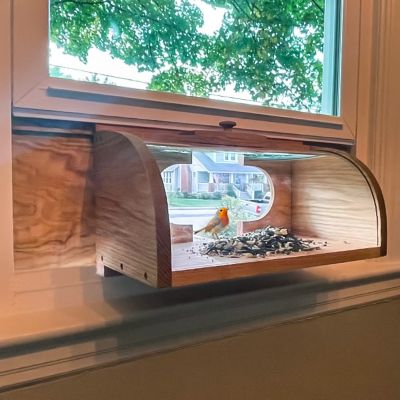 Coveside 2 qt. In-House Breadbox Window Bird Feeder