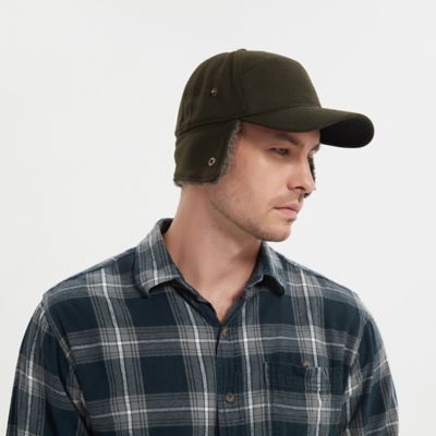 Image showing  York Wool Blend Camper Baseball Cap with Ear Flap