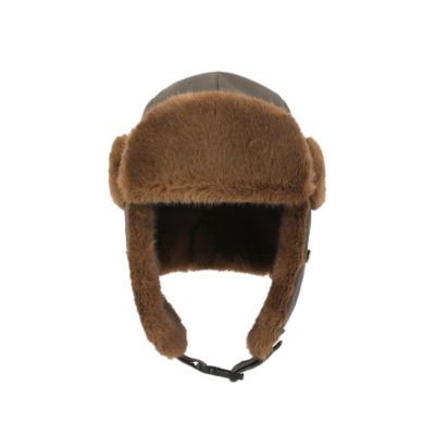 Image showing  BurnellTrapper Hat with Bullalo Plaid Lining