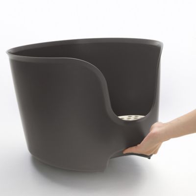 Image showing  Paw Trax High Wall Cat Litter Box, Brown