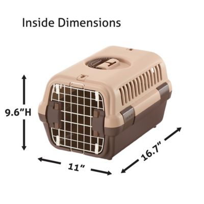 Image showing 5 th Richell Pet Travel Carrier Small Brown