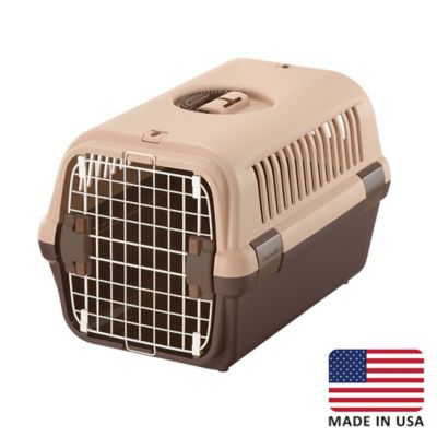 Richell Pet Travel Carrier Medium Brown