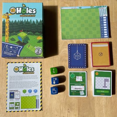 Image showing  Course Architect Roll and Write Board Game, Compete to Create a Gold Course