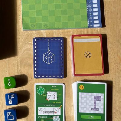 Image showing  Course Architect Roll and Write Board Game, Compete to Create a Gold Course