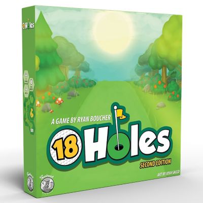 18 Holes Second Edition Base Game - Compete To Create A Golf Course