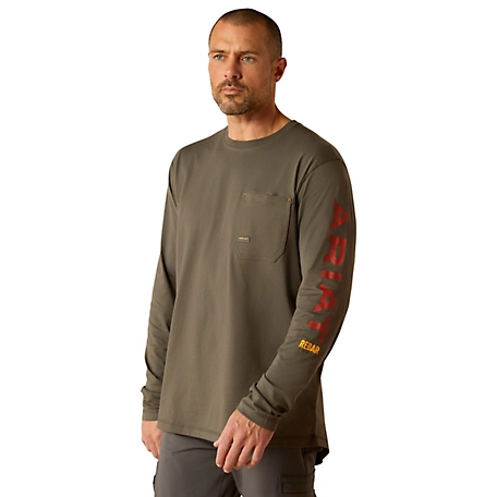 Ariat Men's Rebar Workman Logo Long Sleeve T-Shirt