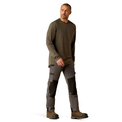 Image showing  Men's Rebar Workman Logo Long Sleeve T-Shirt