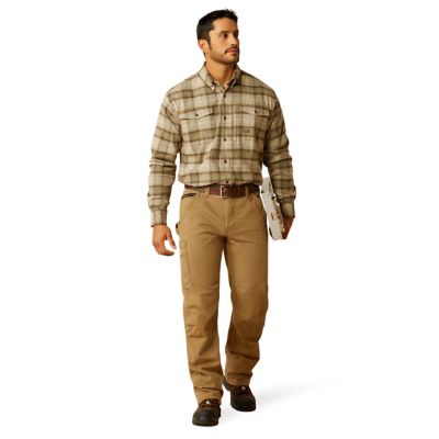 Image showing  Men's Rebar Flannel Durastretch Long -Sleeve Work Shirt