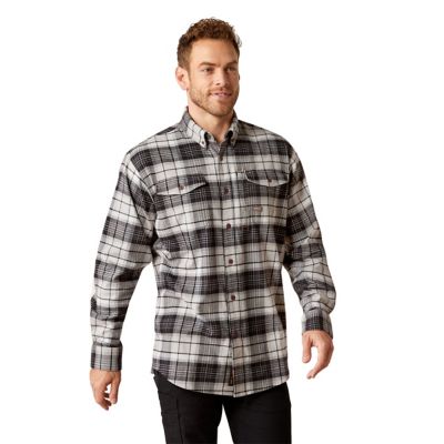 Ariat Men's Rebar Flannel DuraStretch Long-Sleeve Work Shirt, 10052802