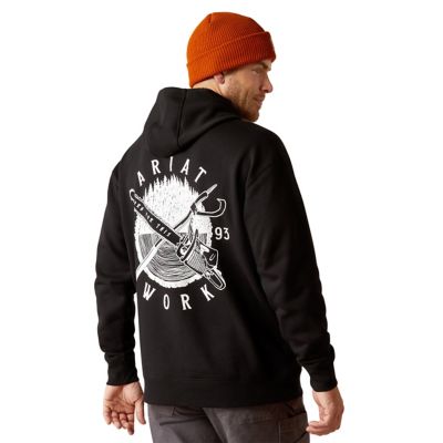 Ariat Men's Rebar Workman Chainsaw Hoodie, 10052057