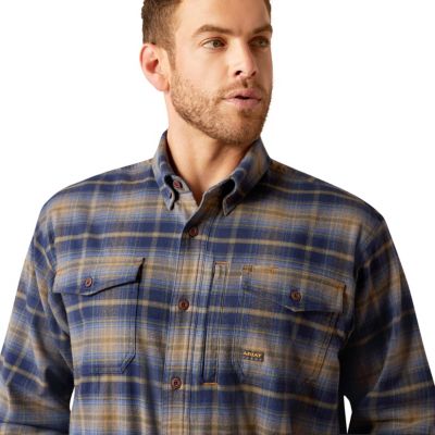 Image showing  Men's Rebar Flannel Durastretch Long -Sleeve Work Shirt