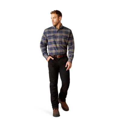 Image showing  Men's Rebar Flannel Durastretch Long -Sleeve Work Shirt