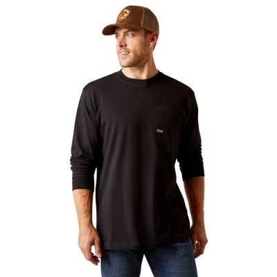 Image showing  Men's Rebar Cotton Strong WHLF Long -Sleeve Work T-Shirt