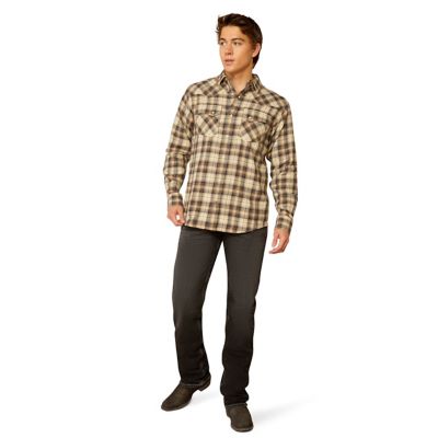 Image showing  Men's Holin Retro Fit Long Sleeve Western Shirt