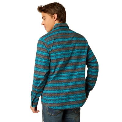 Image showing  Men's Madison Modern Fit Long-Sleeve Western Shirt, 10052306
