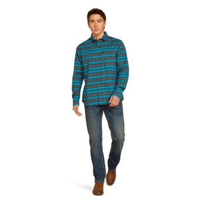 Image showing  Men's Madison Modern Fit Long-Sleeve Western Shirt, 10052306