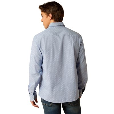 Image showing  Men's Memphis Modern Fit Long-Sleeve Western Shirt, 10052301