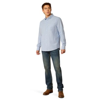 Image showing  Men's Memphis Modern Fit Long-Sleeve Western Shirt, 10052301