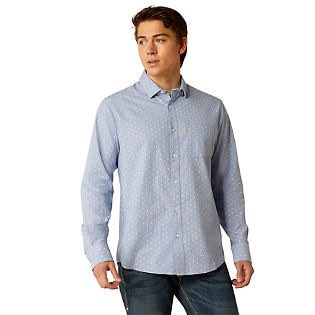 Ariat Men's Memphis Modern Fit Long Sleeve Western Shirt, 10052301
