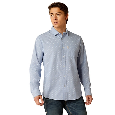 Ariat Men's Memphis Modern Fit Long Sleeve Western Shirt, 10052301