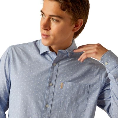 Image showing  Men's Memphis Modern Fit Long-Sleeve Western Shirt, 10052301