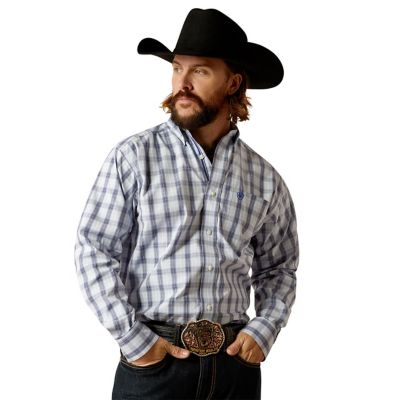 Ariat Men's Pro Series River Classic Fit Long-Sleeve Western Shirt, 10052328