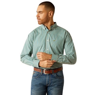 Ariat Men's Wrinkle Free Gus Classic Fit Long-Sleeve Western Shirt, 10052378
