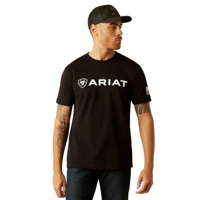Ariat Men's Ariat Shield Flag Short Sleeve Graphic T-Shirt, 10054196