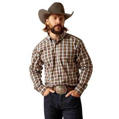 Ariat Men's Pro Series Thomas Classic Fit Long Sleeve Western Shirt, 10052348