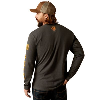 Image showing  Men's Ariat Elevated V2 Long Sleeve Graphic T-Shirt