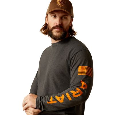 Image showing  Men's Ariat Elevated V2 Long Sleeve Graphic T-Shirt